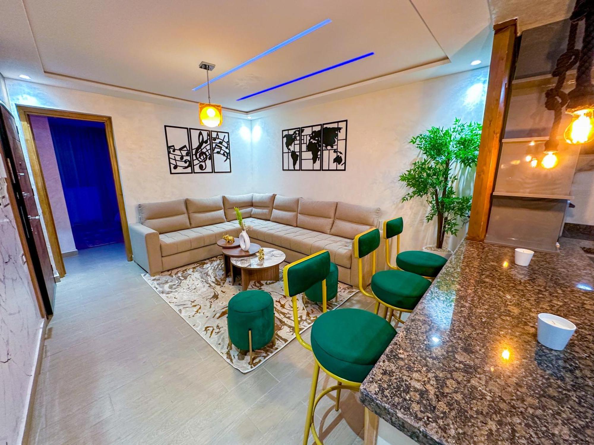Veluxa - Luxury Holiday Homes - Centric Flat Танжер Стая снимка